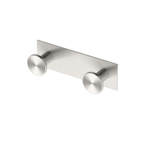 Amerock Kinsale Transitional Double Prong Satin Nickel Wall Hook | The Home Depot Canada