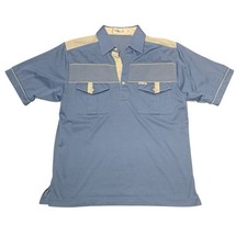 Oleg Cassini mens cotton logo polo size Medium Vintage 70s Made in USA