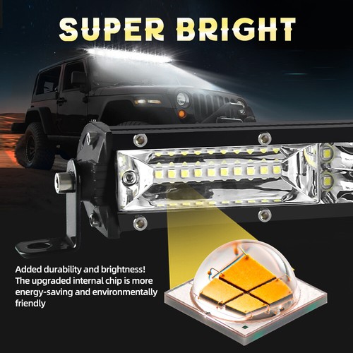 Combo de barra de luz de trabajo LED de 20" + cápsulas de 4" + kit de cables para Toyota 4Runner Tacoma RAV4 - Imagen 12 de 24