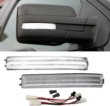 Side Mirror Turn Signal Lights LED Assembly Compatible with F150 2009-2014/fo...