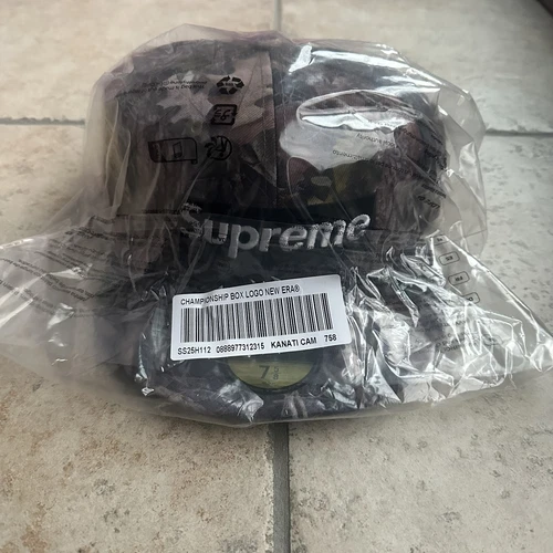 [Taille 7 5/8] Supreme Championship Box Logo New Era TrueTimber Kanati Camo Neuf