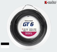 Korea K-cedar GT-6 1.20 17GA 200m Tennis String Racket Racquet Poly String 1pc
