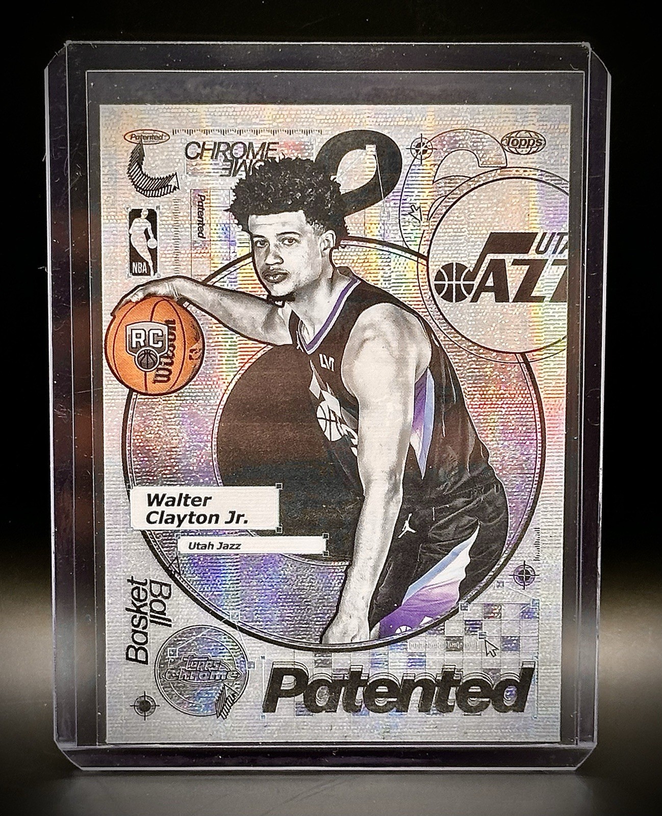 2025 Topps Chrome Walter Clayton Jr. RC Rookie Patented SSP