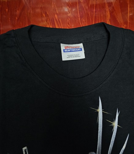 Vintage 02 Combat Wolverine X-Men Marvel Comics Graphitti T-Shirt XL Deadstock - Picture 6 of 9