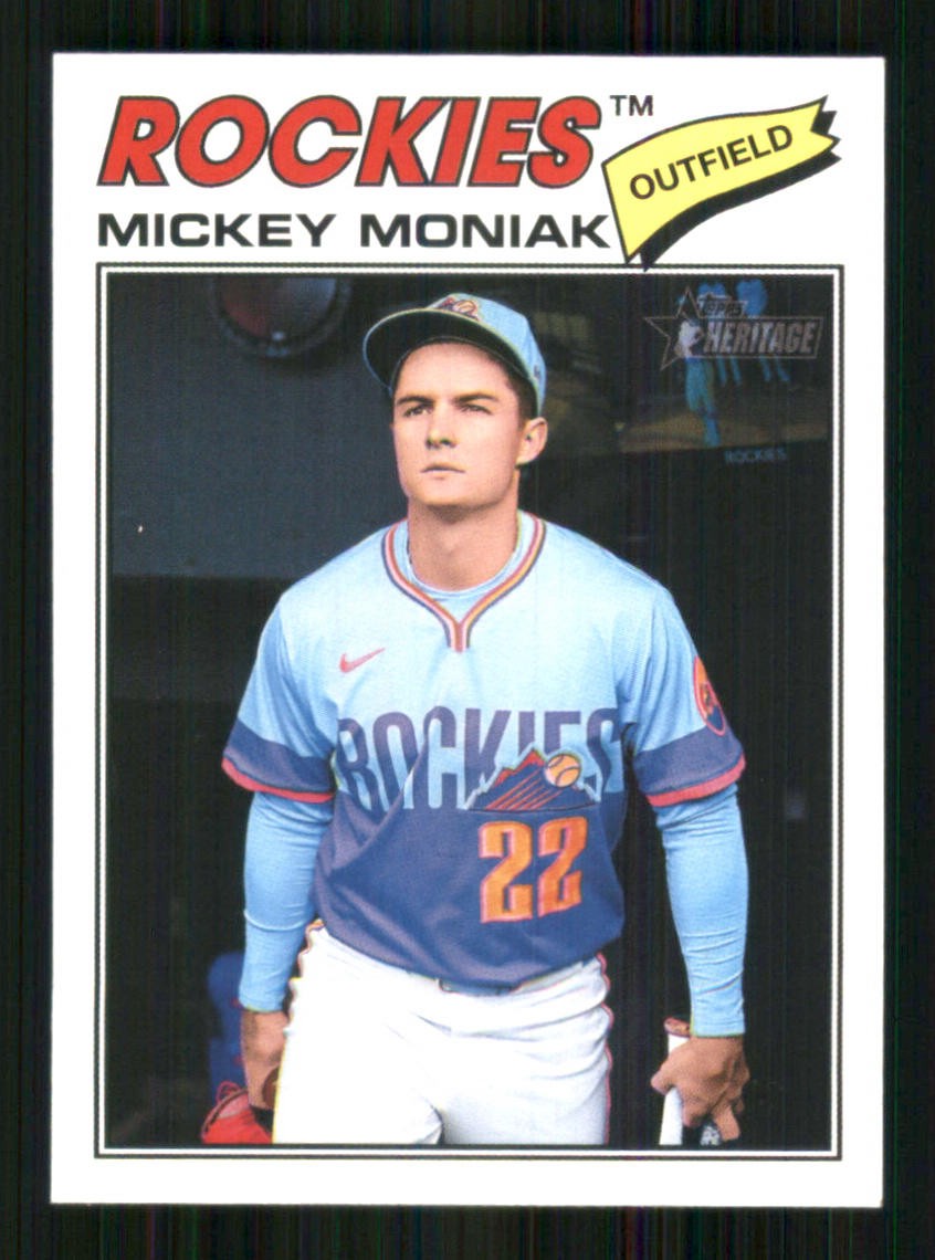 2026 Topps Heritage #400 Mickey Moniak SP Colorado Rockies 10161