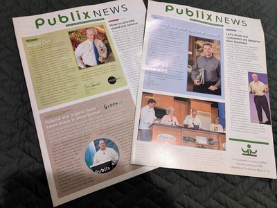 Title: RARE Publix News 3-Piece Set: 75th Anniversary 05,07,08 Leadership