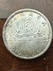 1965 Canada Silver Dollar - Elizabeth II  #55