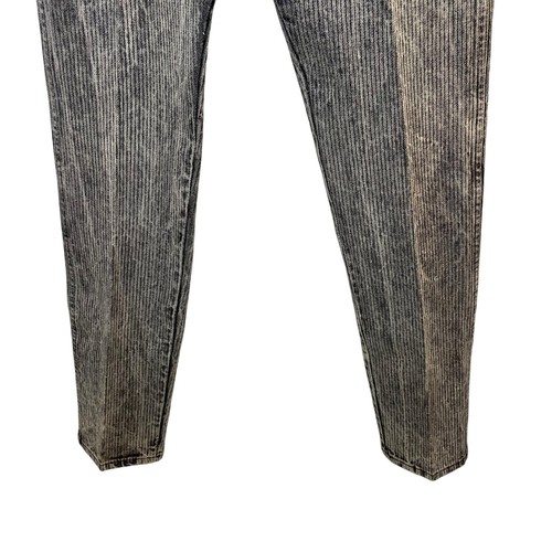 Rare Vintage 70s/80s Wrangler Black Acid Wash Ribbed Jeans Women’s Size 11x34 - Picture 5 of 11