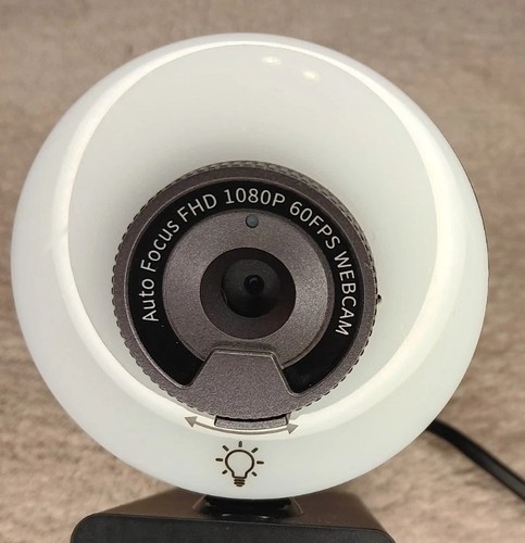 N960E NEXIGO N960E 1080P 60FPS WEBCAM WITH RING LIGHT - 第 2/4 張圖片