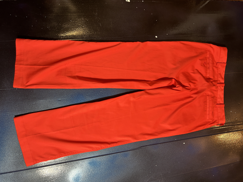 Nike Golf Men's Orange Pants Size M 32x30 Lightly Used - Picture 7 of 7