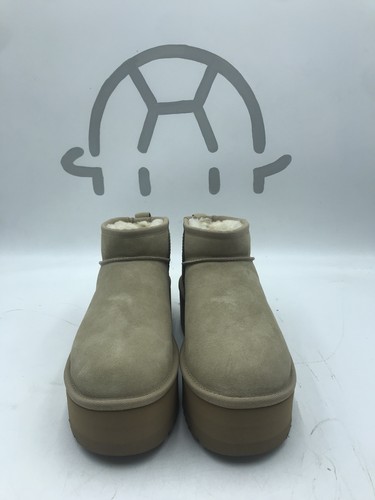 UGG Classic Ultra Mini Platform Boot Sand Size 8