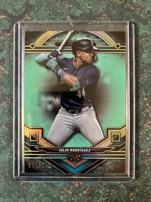 Julio Rodriguez 2024 Topps Triple Threads #134 Aquamarine /149