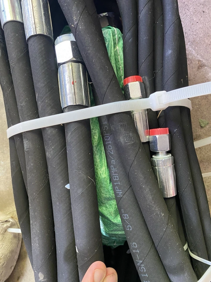 AGT/CFG/Miva/Rippa 1-3 Ton Chinese Mini Excavator Hydraulic Hose and Fitting Kit - Image 3 of 3