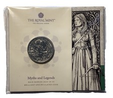 2024 Maid Marian Myths and Legends UK £5 BU Coin Royal Mint Pack