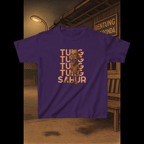 Tung Sahur Tee, Kids T-Shirt, Meme T-Shirt for Boys and Girls, Children's [...] - Picture 58 of 69