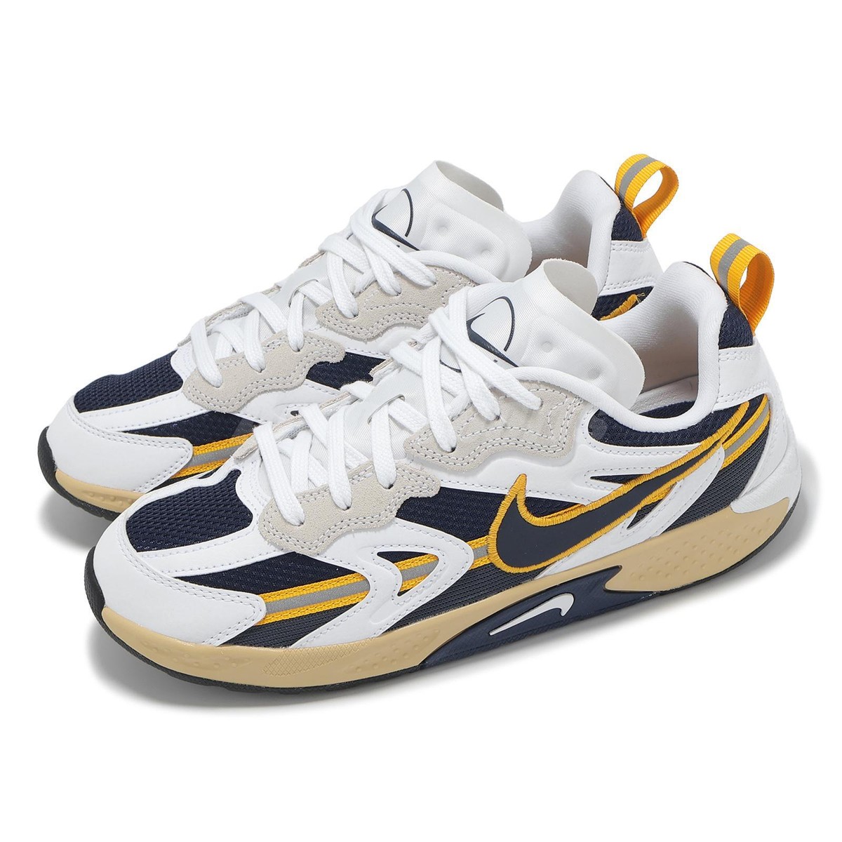 Nike Jam White Midnight Navy Gold Women Unisex Breaker Breaking
