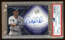POP 1 PSA 9 DEREK JETER 2017 TOPPS ICONS AUTOGRAPH #ED 04/10 AUTO  HOF YAnkees 