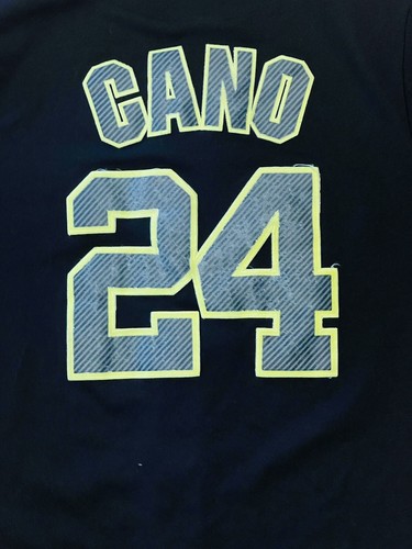 Majestic Robinson Cano Yankees Limited Edition Black Neon Jersey Medium Rare - Picture 9 of 9