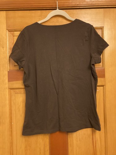 Sonoma womans top tank Sequins Lace brown size L Sleeveless - Picture 4 of 11