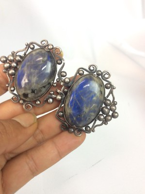 Moonstone Gemstone Belt Buckle 925 Sterling Silver Belt Buckle Moonstone Gemston Moonstone Belt Buckle Silver Genuine Moonstone 925 Sterling  main image 2
