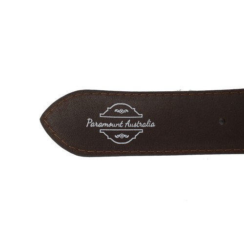 New Genuine Full Grain Leather Belt Mens Jeans Premium Quality Single Stitched - Picture 26 of 26