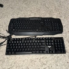 LIFEWORKS SAMURAI Lighted GAMING Havit Mechanical Gaming Keyboard Bundle Wired