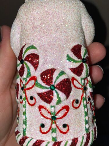 Patricia Breen Santa glitzernde Pfefferminzbonbons mit Schmucksteinen SELTEN RARITÄT (ToteTT) - Bild 8 von 11