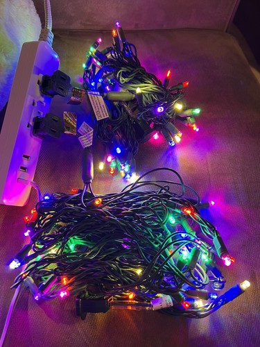 2x Vickerman Set of Multicolor Commercial Grade 50 LED Christmas Light Set - Picture 6 of 6