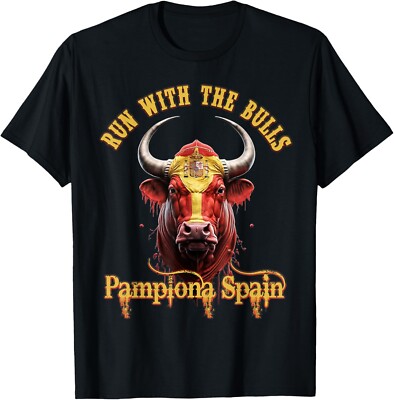Run With The Bulls Pamplona Bull Fighting Festival Spain Gift Unisex T-Shirt