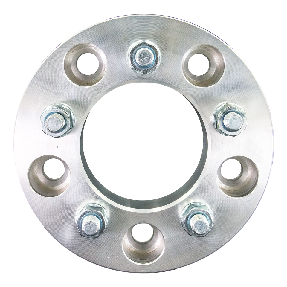 Pair Of Wheel Adapters: Converts 5x120 To 5x100 Bolt Pattern – 1" Thick, 72.6mm Bore – USA Made