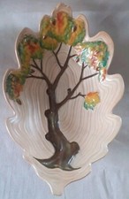 Carlton Ware : Larger Day Oak Leaf Dish : Art Deco