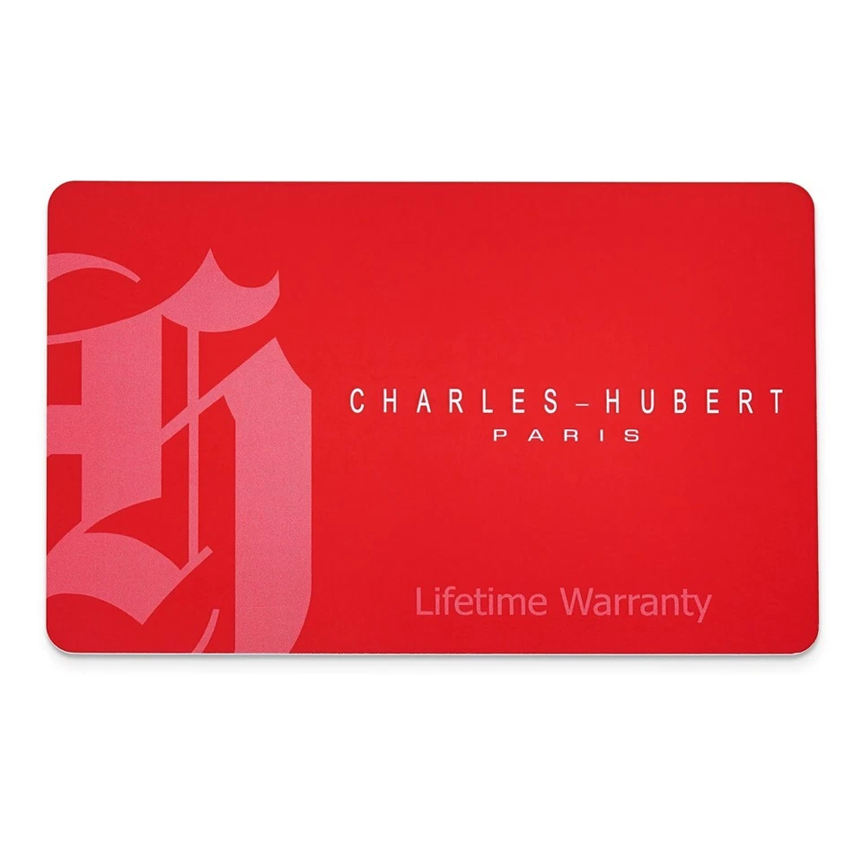 Ladies Charles Hubert Titanium Silver-Tone Dial Ultra Slim Watch - image 3 of 4