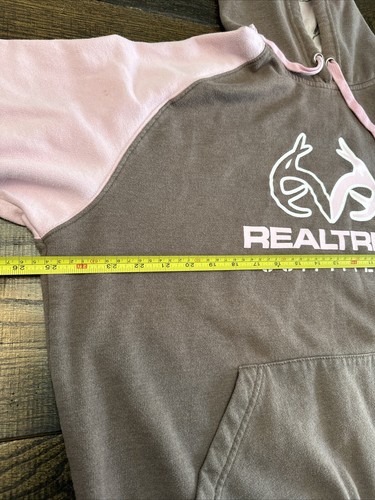 RealTree Outfitters Sweatshirt Women Large Pink Hunting Hoodie Outdoor Antlers - 第 8/15 張圖片