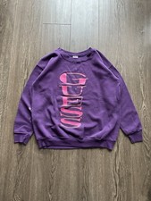 Vintage Guess Made In USA Crewneck Purple Sweatshirt One Size