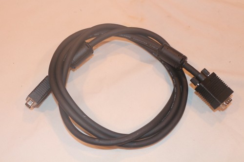 MONITOR CAVO VGA 6' PIEDI NERO RESISTENTE - Foto 1 di 2