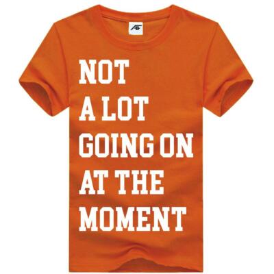 Damen Going on Moment bedrucktes T-Shirt Mädchen Kurzarm ausgefallen Freizeitshirt