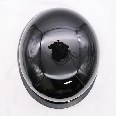 Daytona Helmets Black Hi-Gloss D.O.T German Style Helmet S Part Number - G1-A-S