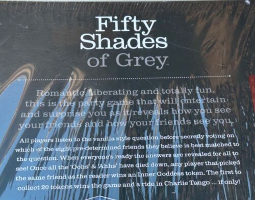 Imagination Brand Fifty Shades of Grey Party Card and Token Game 3+ Players-NEW - Picture 3 of 5
