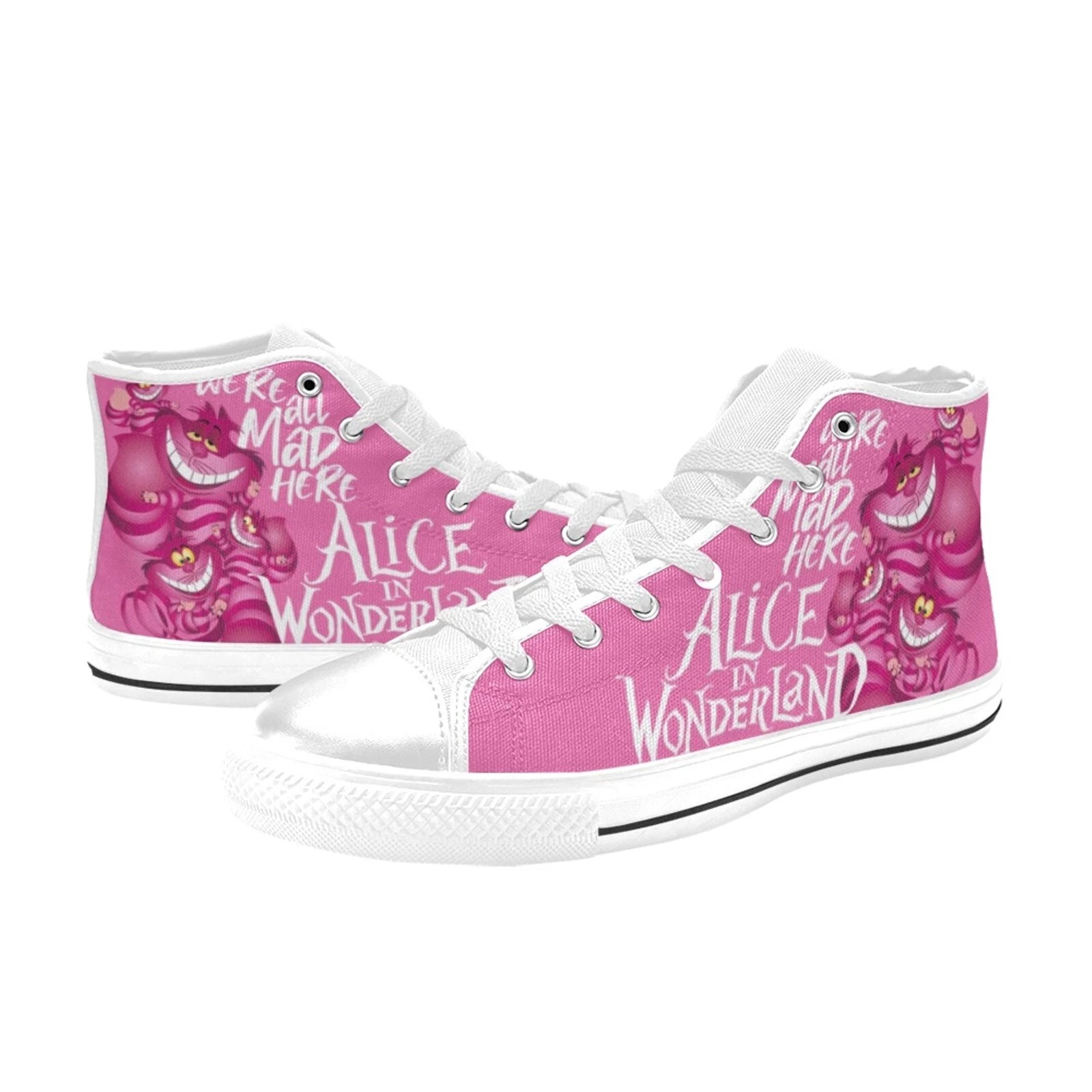 Alice in Wonderland Cheshire Cat High Top Sneaker