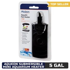 Aqueon Mini Flat Heater for Small Aquariums, 7.5 Watts
