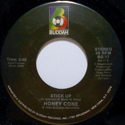 Honey Cone Want Ads / Stick Up Vinyl Single 7inch Buddah