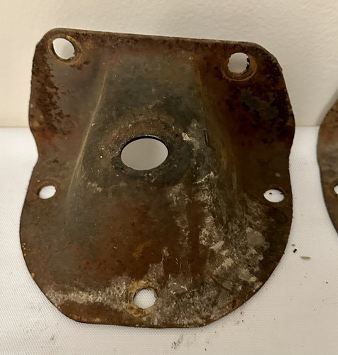 1972-1974 AMC AMX Javelin Front Upper Shock Tower Mounting Brackets Lt & Rt OEM - Picture 5 of 11