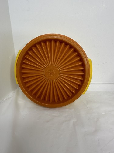 VTG Tupperware Servalier Bowls W/Lids Harvest Color 1323 Lot Of 4 Fall Colors - Picture 6 of 15