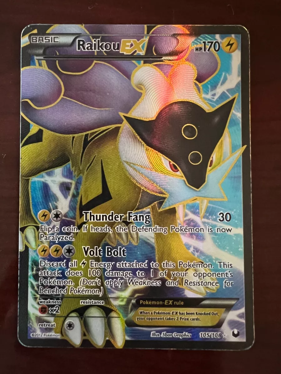 Verified Raikou-EX - Dark Explorers by Pokemon Cards