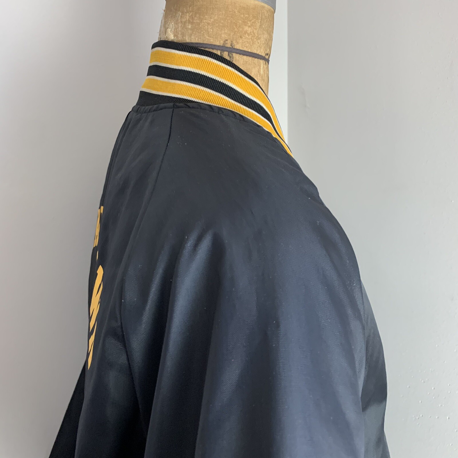 Giacca a scatto vintage Hagerstown Pony League Baseball Bomber Made in USA Uomo Large