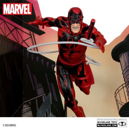 Statue Daredevil 1:10th Scale figurine with Scene (Daredevil #600) comics - Imagen 5 de 8