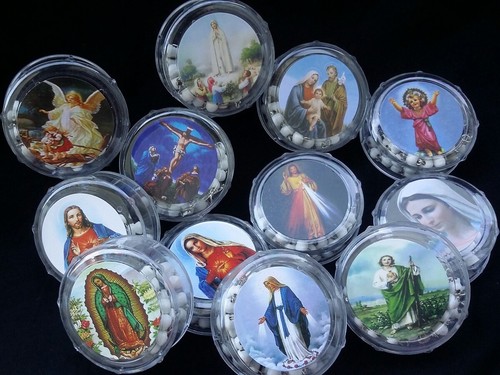 10 Baptism Favors, Rosaries,Scented,Recuerdos Bautizo Rosario,Communion,Wedding - Picture 4 of 10