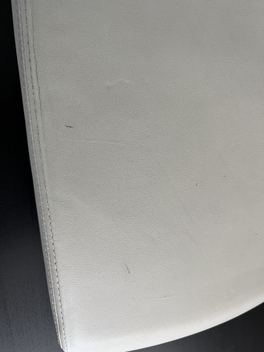 04-07 Infiniti QX56 Center Console Lid Arm Rest OEM Beige Leather 2004-2007 - Picture 4 of 8