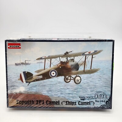 Roden 044 Sopwith 2F.1 Camel British Biplane Aircraft 1917 WWI 1/72 Scale Sealed