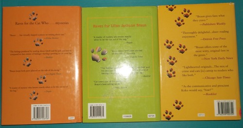 THE CAT WHO NOVELS LILIAN JACKSON BRAUN LOT of 9 BOOKS HARDBACK PAPERBACK USED - Foto 7 di 9